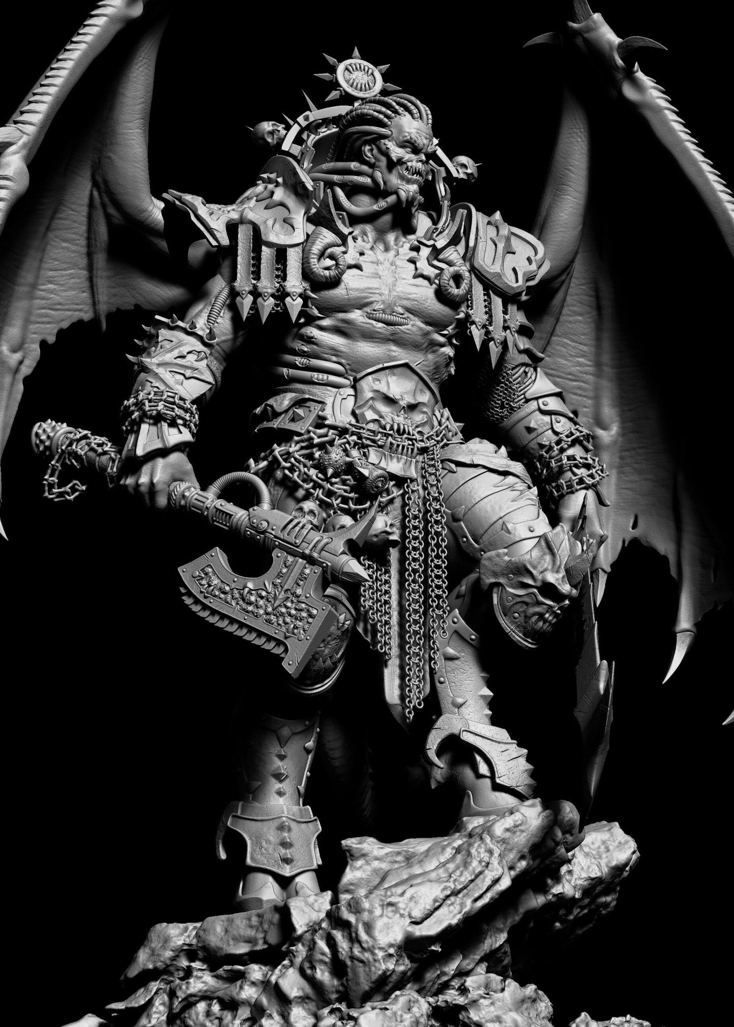 Angron - Warhammer 40k - STL 3D Print Files