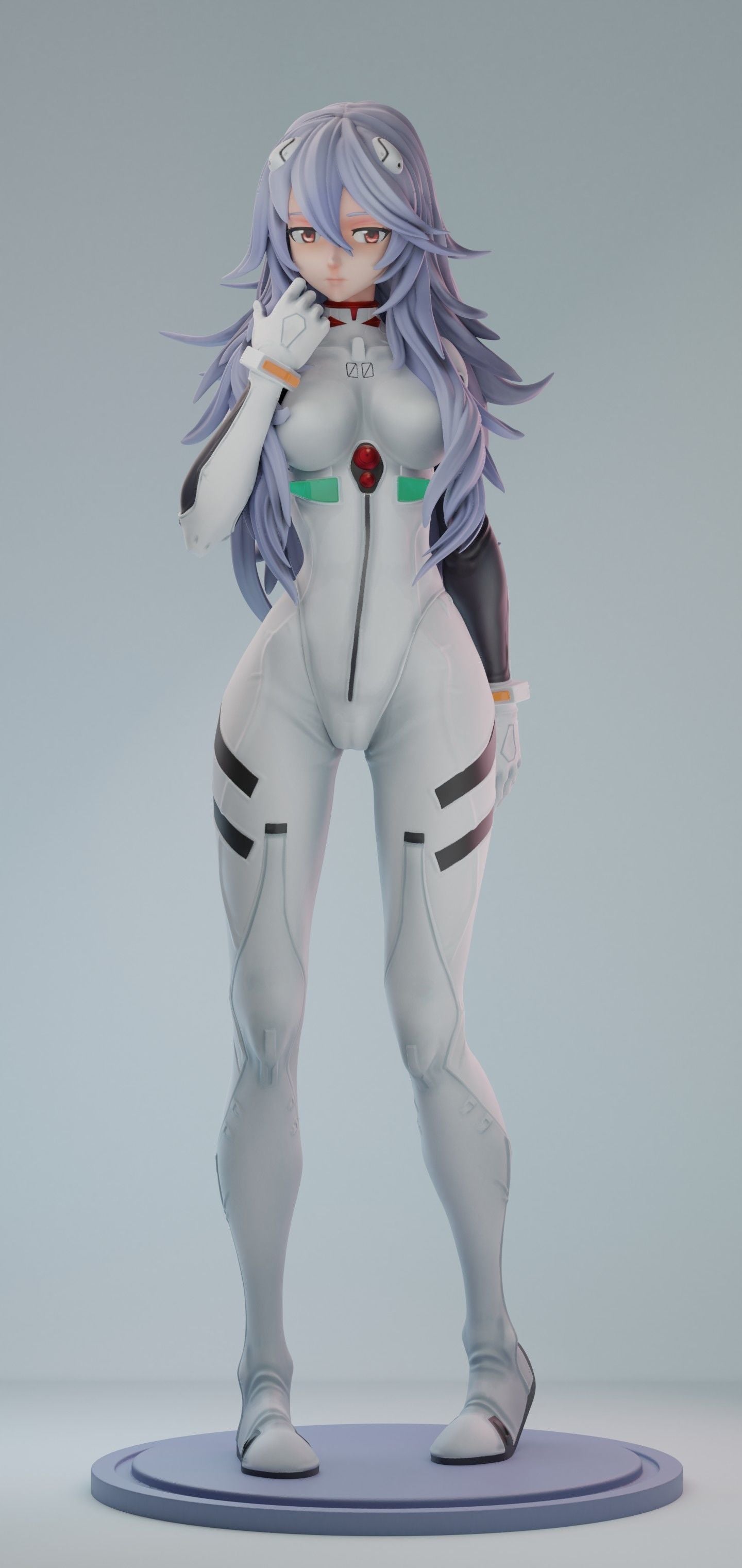 1263 Rei Ayanami - Evangelion  - STL 3D Print Files