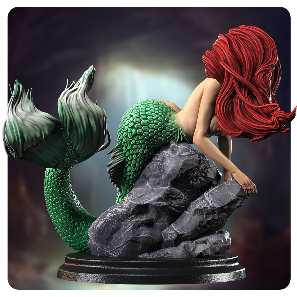 Ariel Pinup NSFW - Little Mermaid - STL 3D Print Files