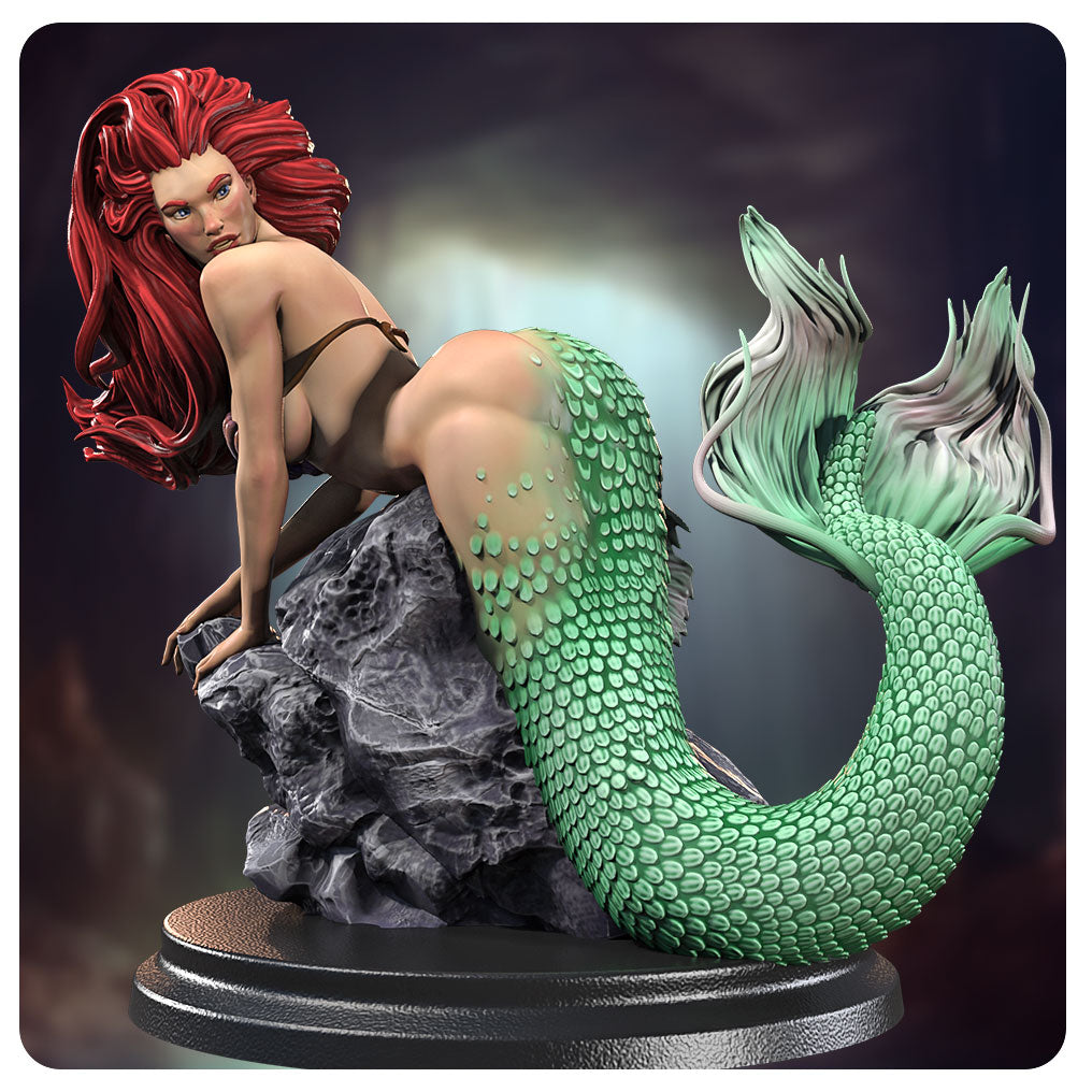 Ariel Pinup NSFW - Little Mermaid - STL 3D Print Files