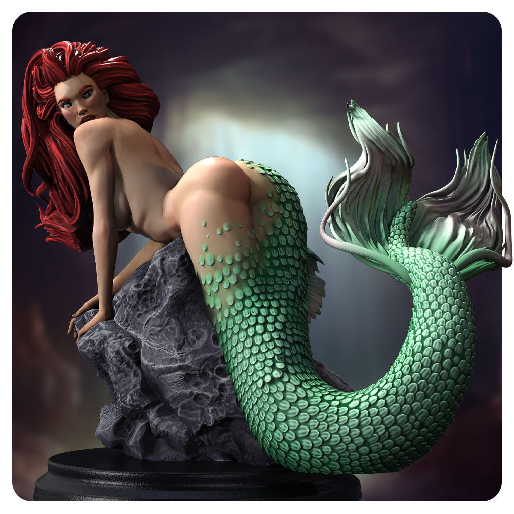 Ariel Pinup NSFW - Little Mermaid - STL 3D Print Files