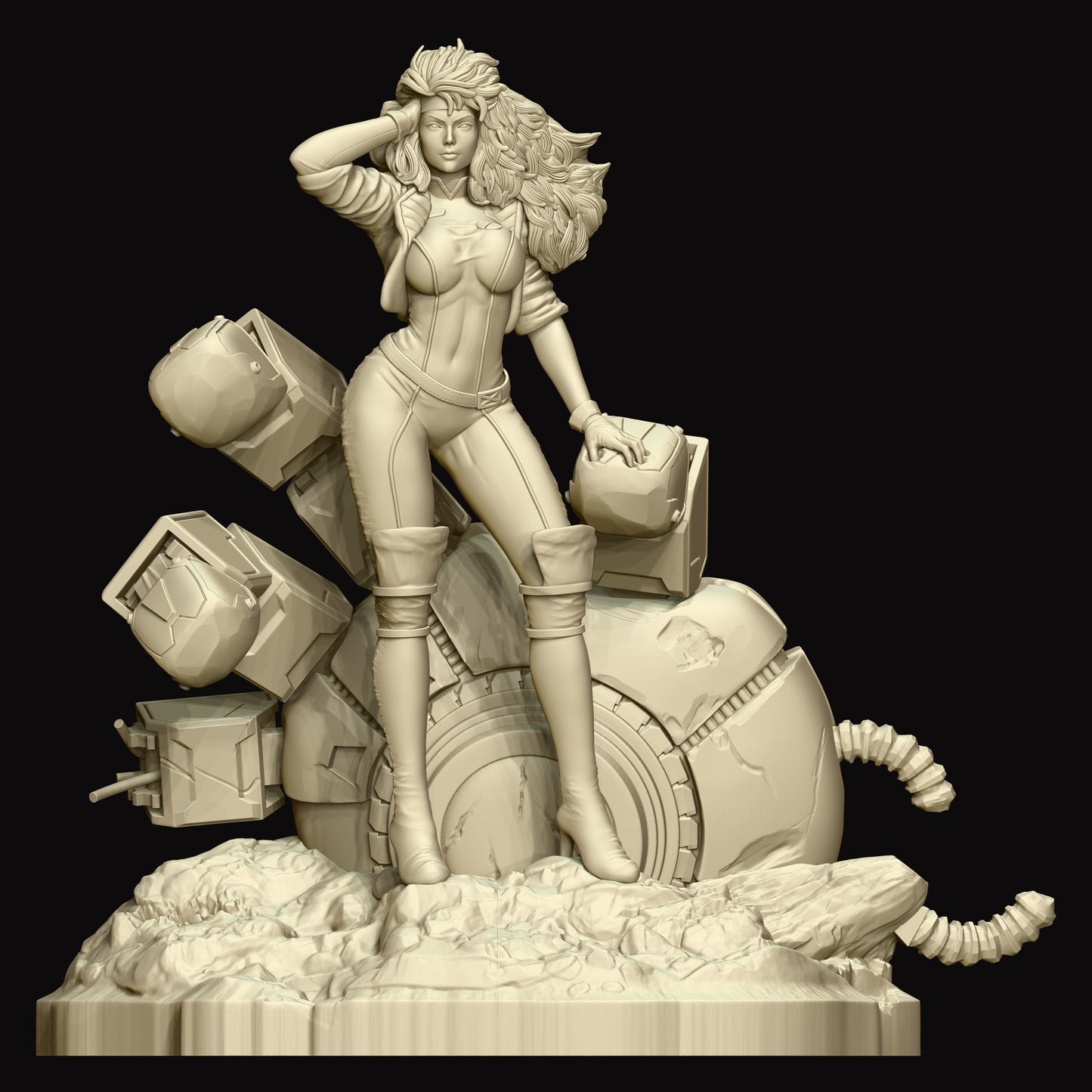 1832 Rogue - X-men - STL 3D Print Files