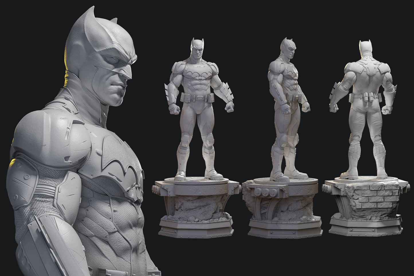 1256 Batman - DC Comics - STL 3D Print Files