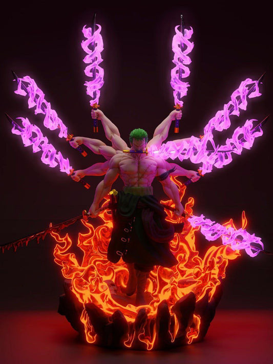 Roronoa Zoro Awakening Overload - One Piece - STL 3D Print Files