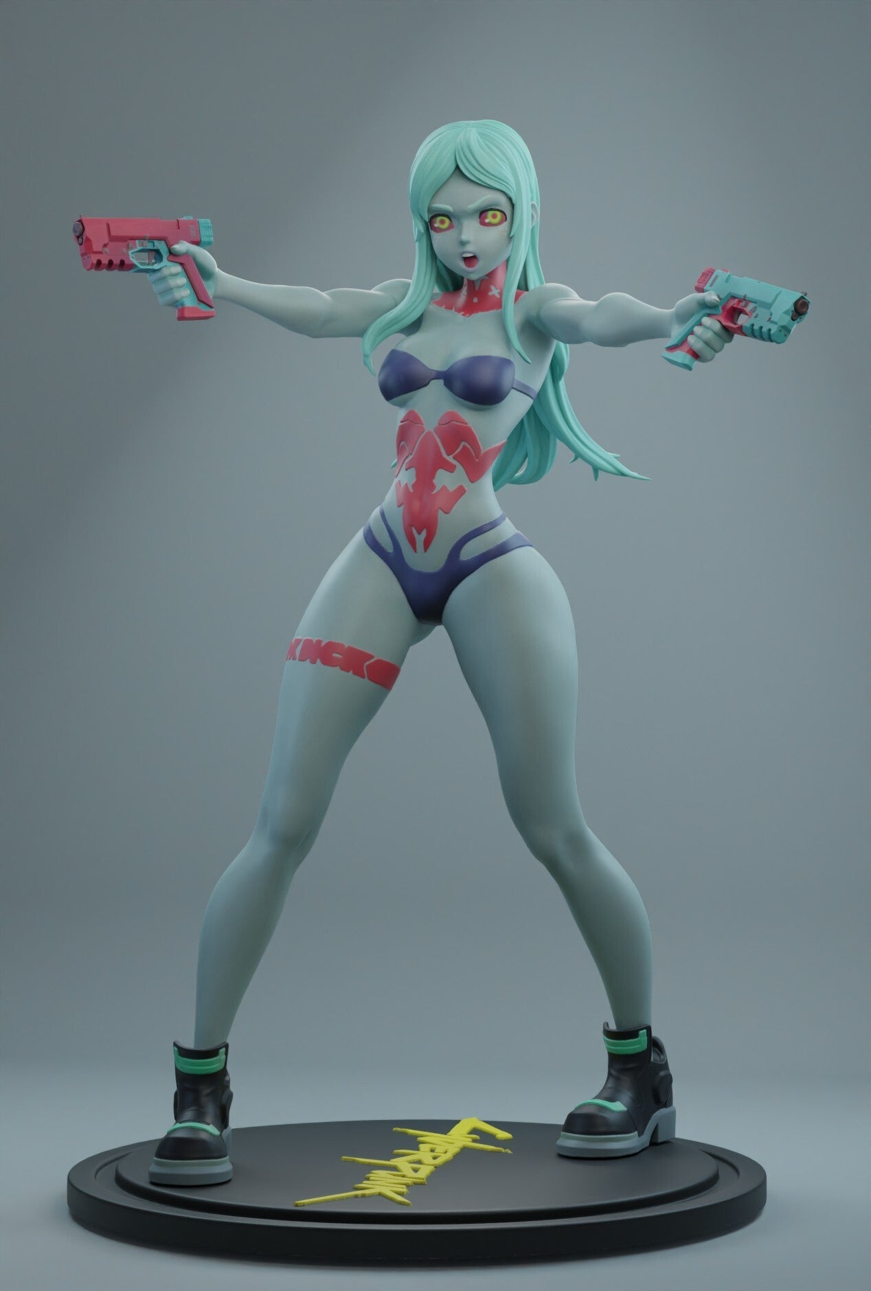 Rebecca - Cyberpunk - STL 3D Print Files