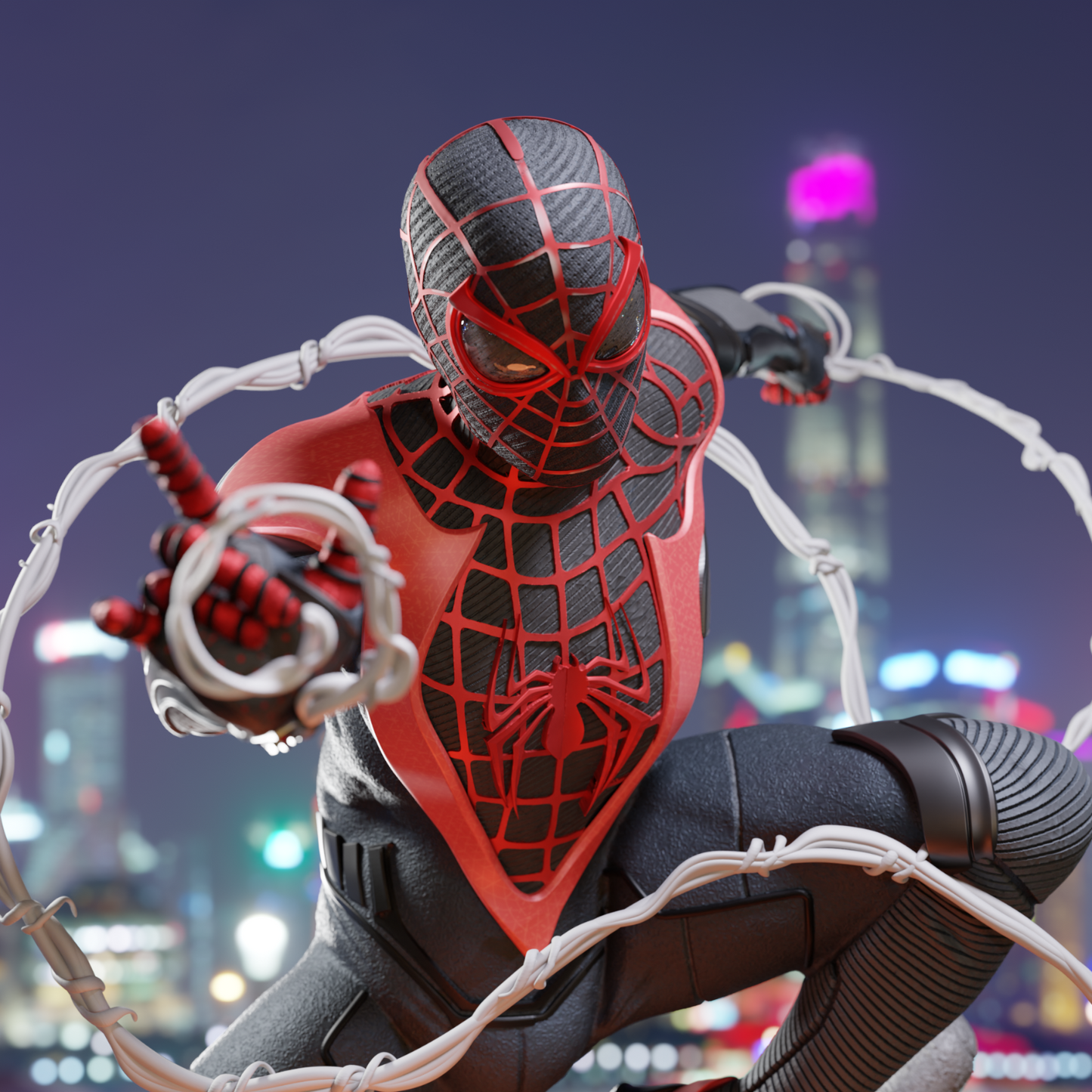 1319 Miles Morales -  Spider-Man - STL 3D Print Files