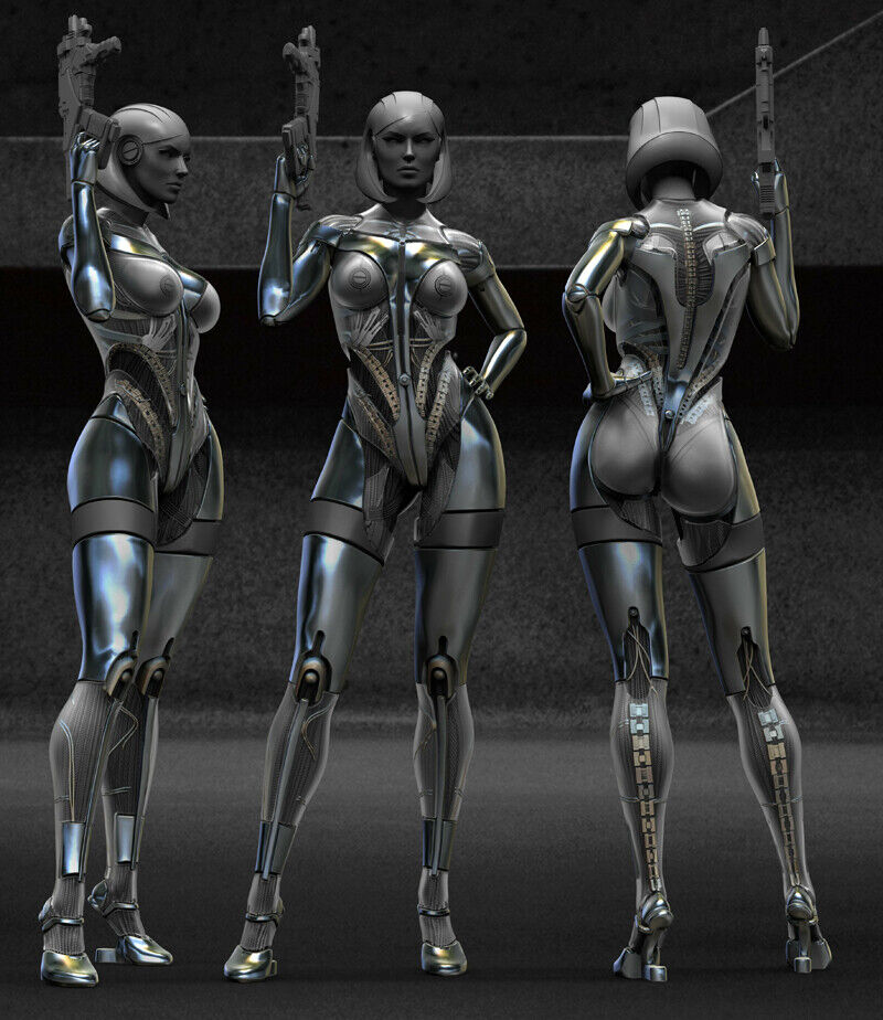 Mass Effect EDI - Female Robot - STL 3D Print Files