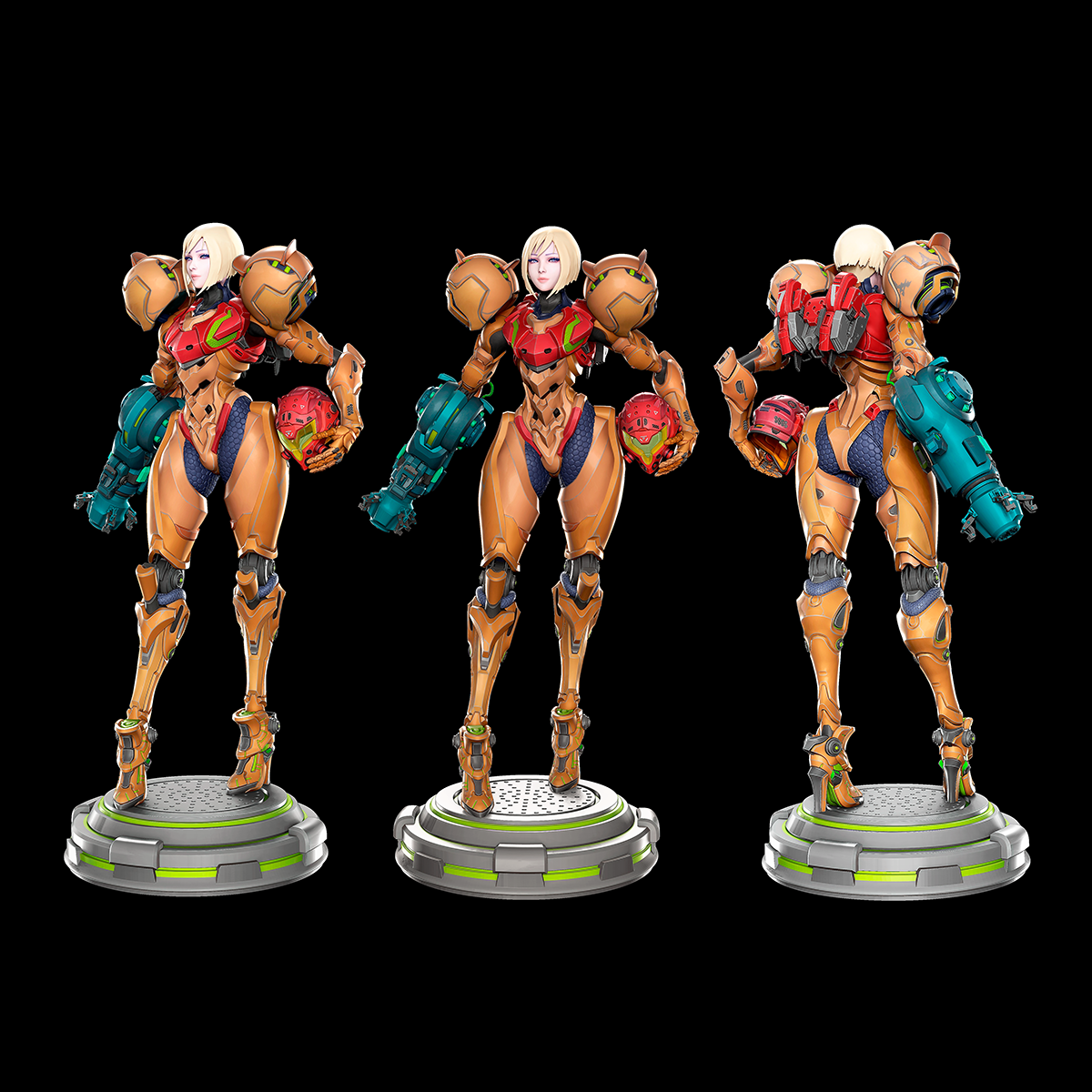 Samus Aran Varia Suit - Metroid - STL 3D Print Files