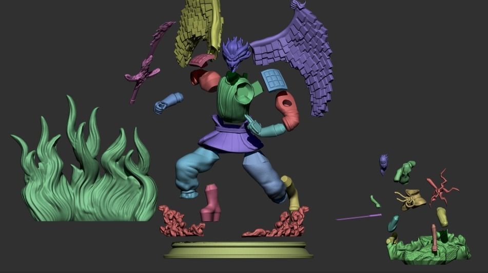 Sasuke Susanoo - Naruto - STL 3D Print Files