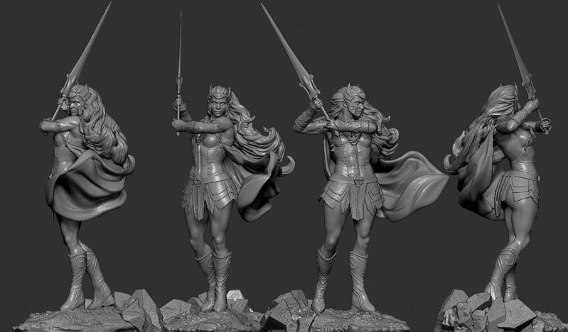 1347 She-Ra - The Princess of Power  - STL 3D Print Files