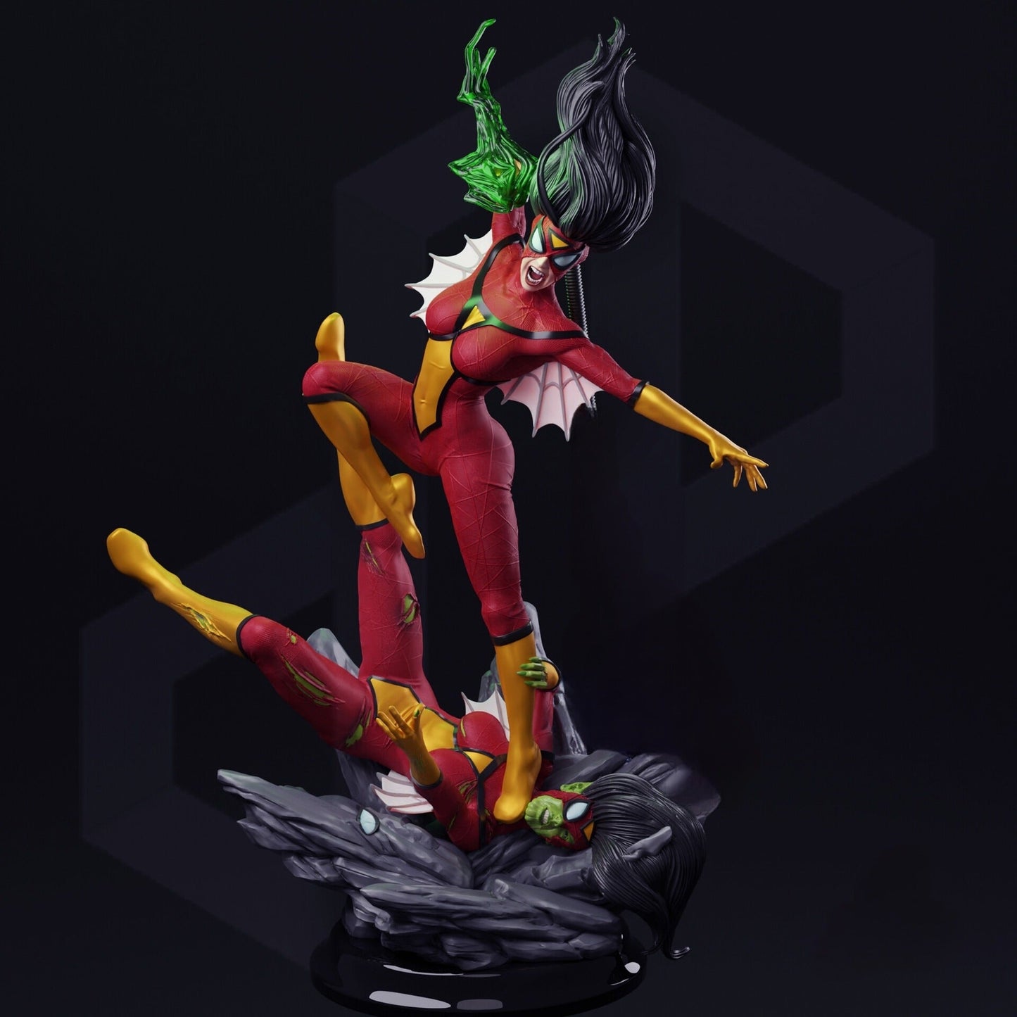 Spider Woman vs Skrull - Marvel Comics - STL 3D Print Files