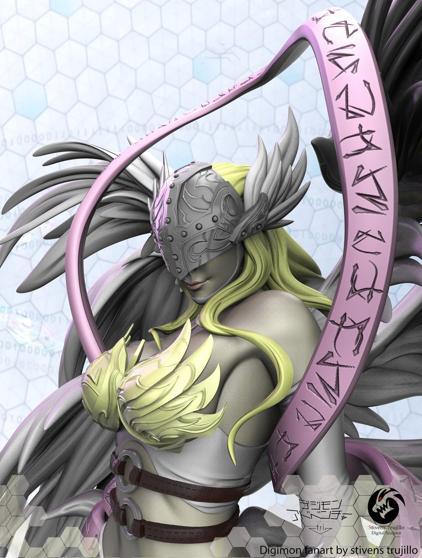 Angewomon - Digimon - STL 3D Print Files