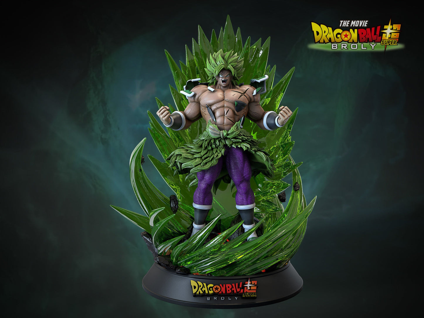 Super Saiyan Broly - Dragon Ball Z - STL 3D Print Files