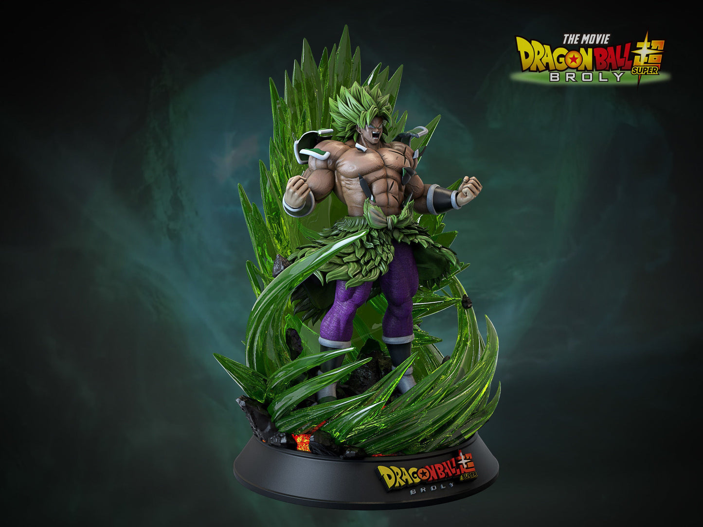 Super Saiyan Broly - Dragon Ball Z - STL 3D Print Files