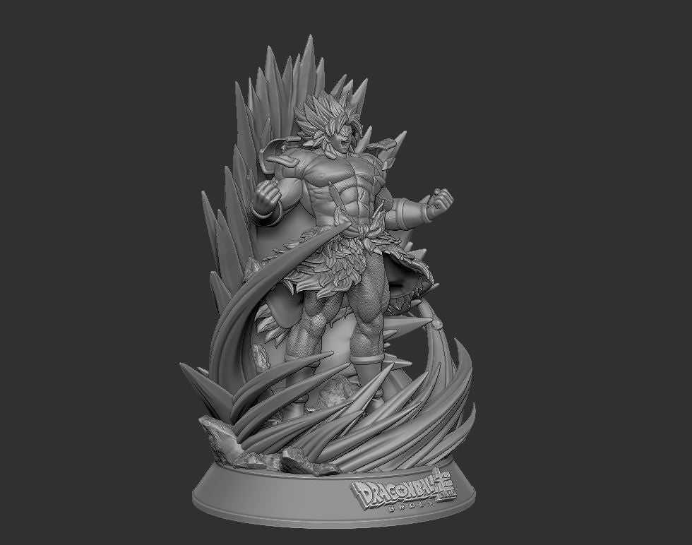 Super Saiyan Broly - Dragon Ball Z - STL 3D Print Files