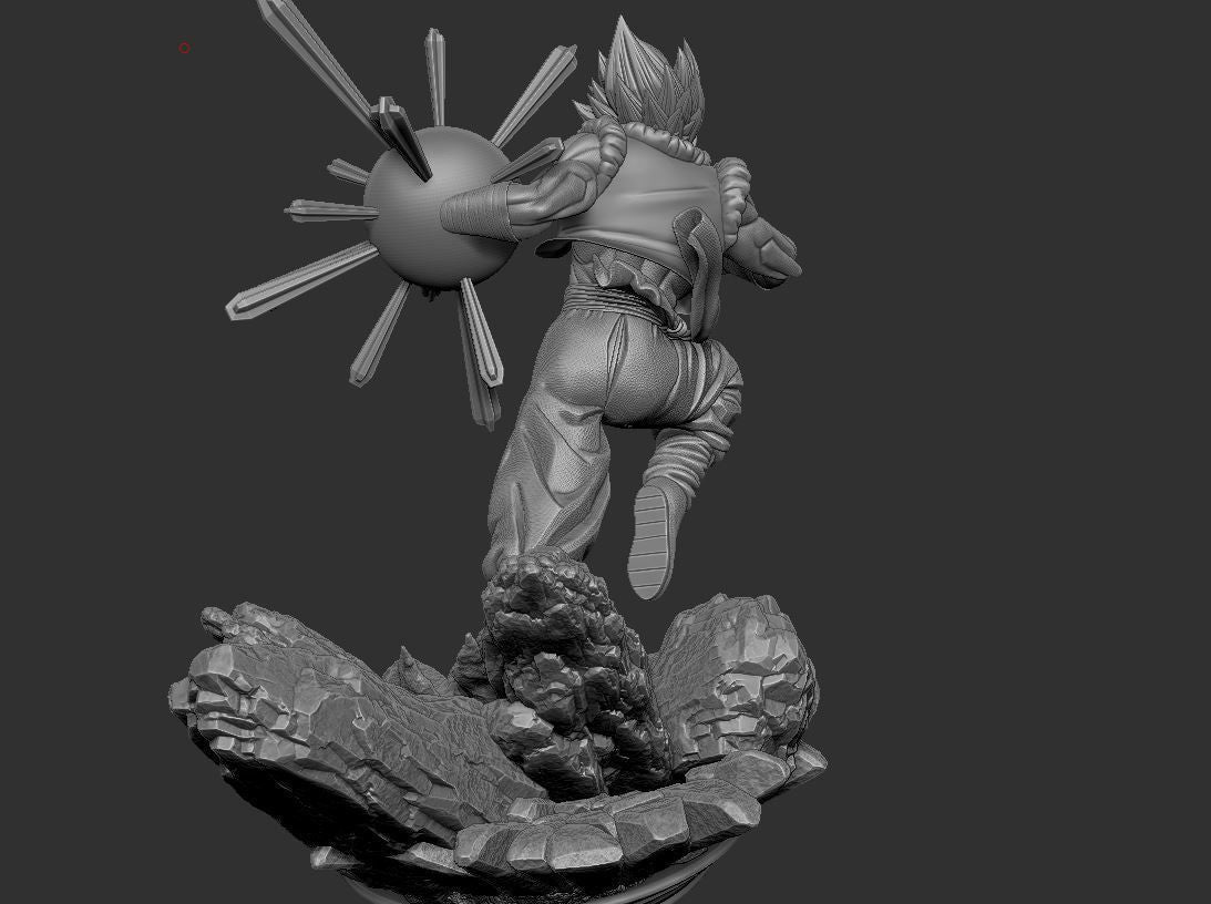 Gogeta Blue - Dragon Ball - STL 3D Print Files