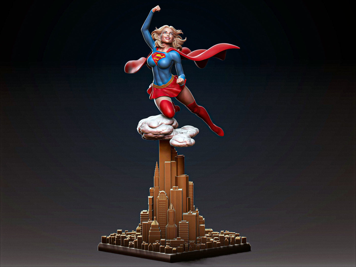 Supergirl Fly NSFW - STL 3D Print Files