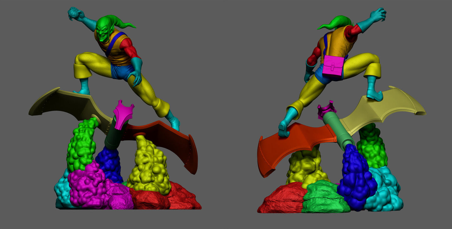 Green Goblin Comic - Marvel Comics - STL 3D Print Files