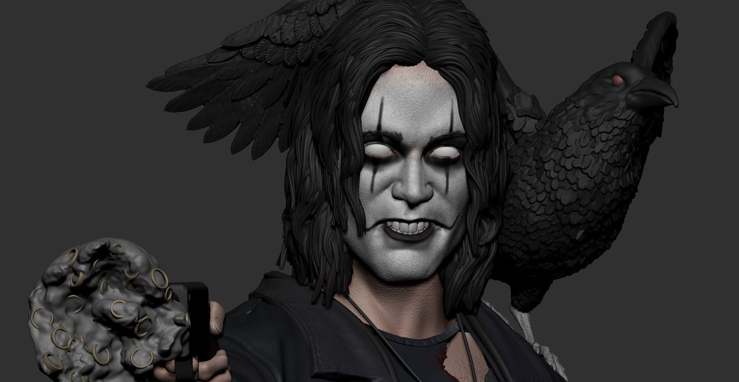 1851 The Crow - Eric Draven - STL 3D Print Files