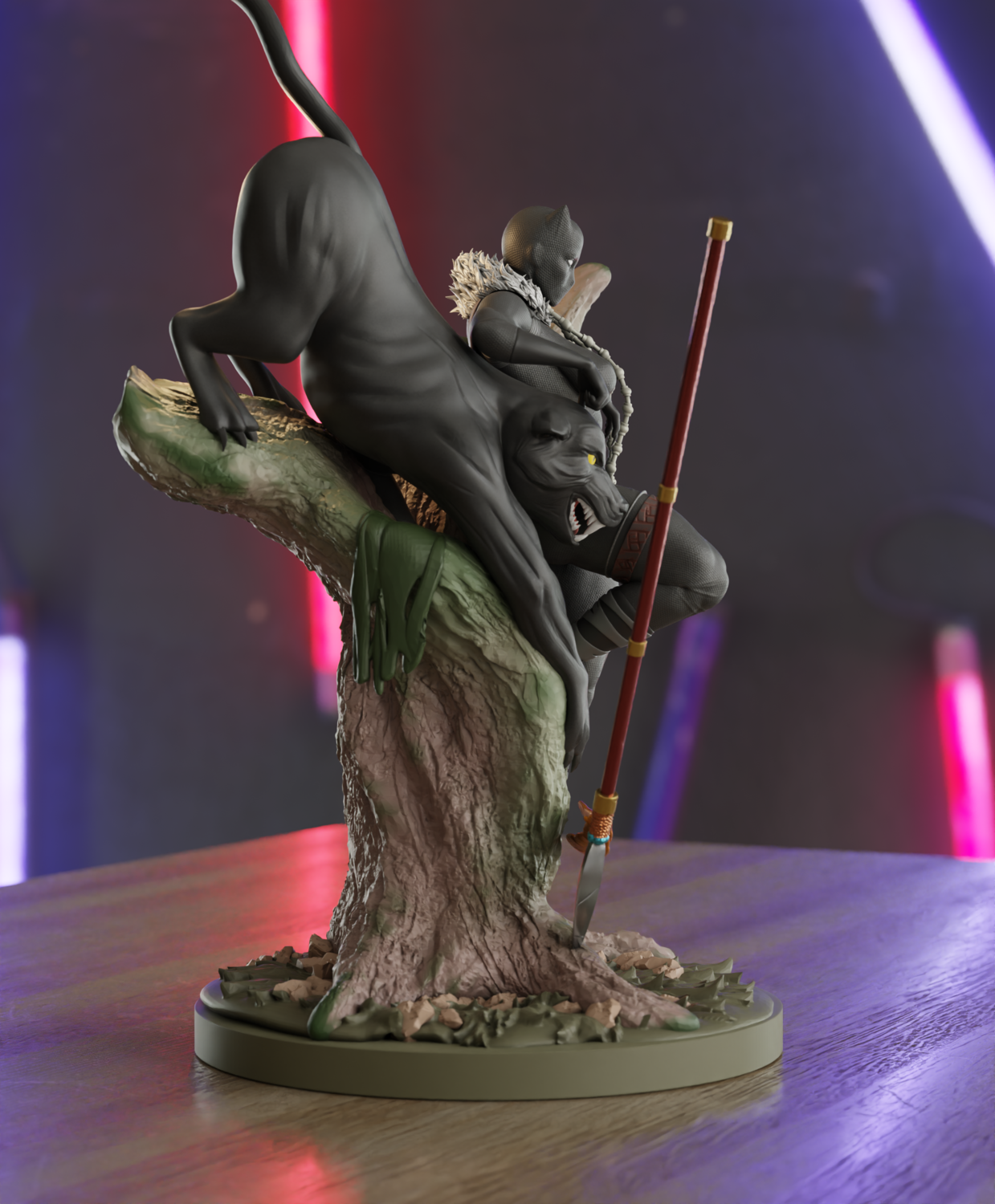 Black Panther Shuri NSFW - STL 3D Print Files