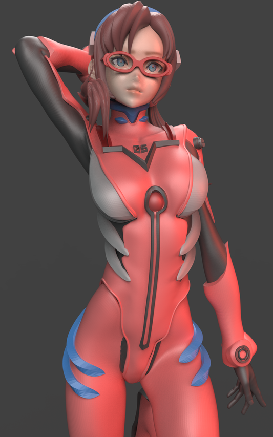 Mari Makinami NSFW - Evangelion - STL 3D Print Files