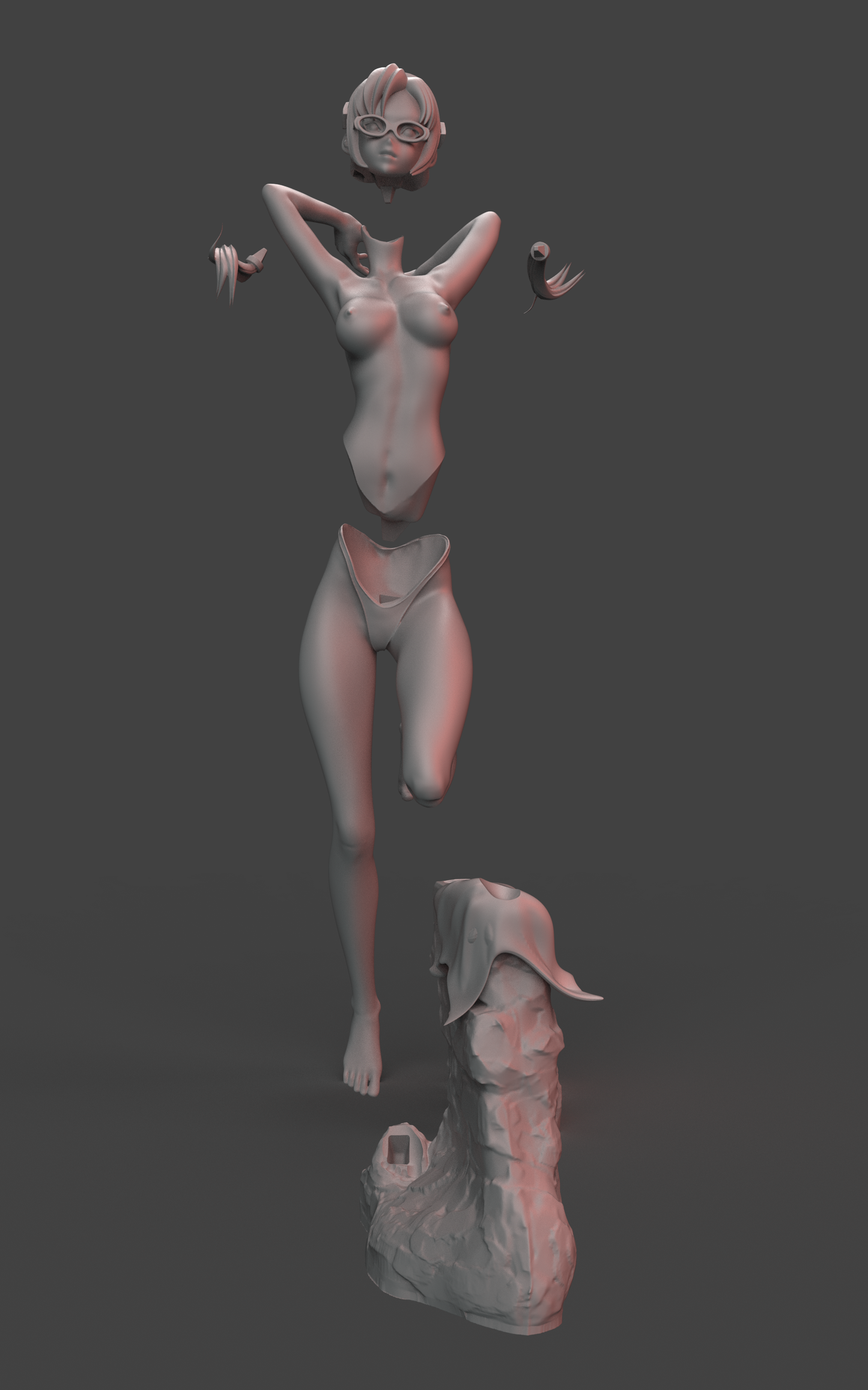 Mari Makinami NSFW - Evangelion - STL 3D Print Files