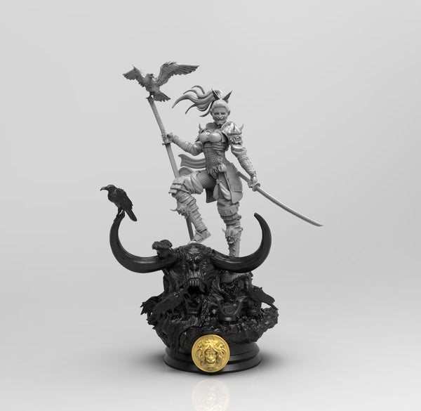 Lady Samurai Warrior NSFW- STL - 3d Print Files