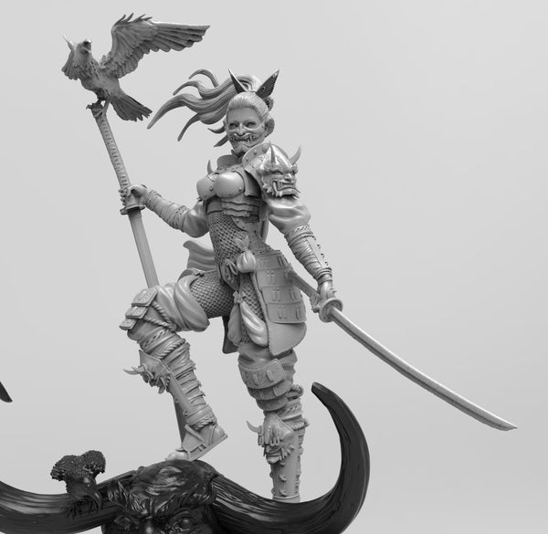 Lady Samurai Warrior NSFW- STL - 3d Print Files