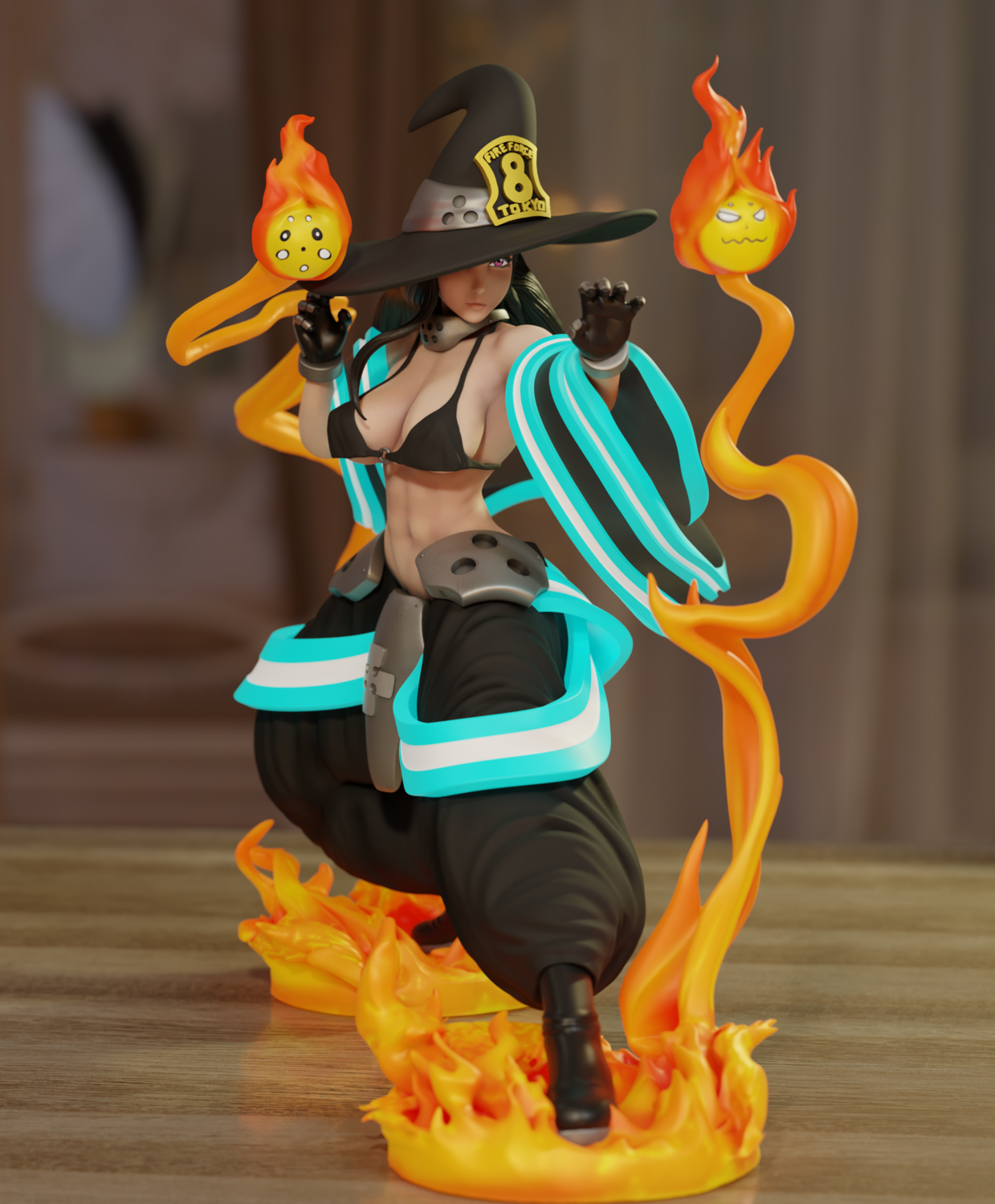 Maki Oze NSFW - Fire Force  - STL 3D Print Files