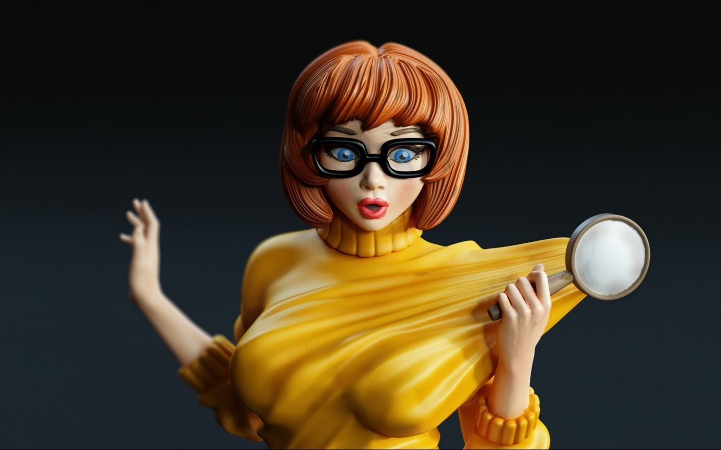 Sexy Velma - Scooby Doo - STL 3D Print Files