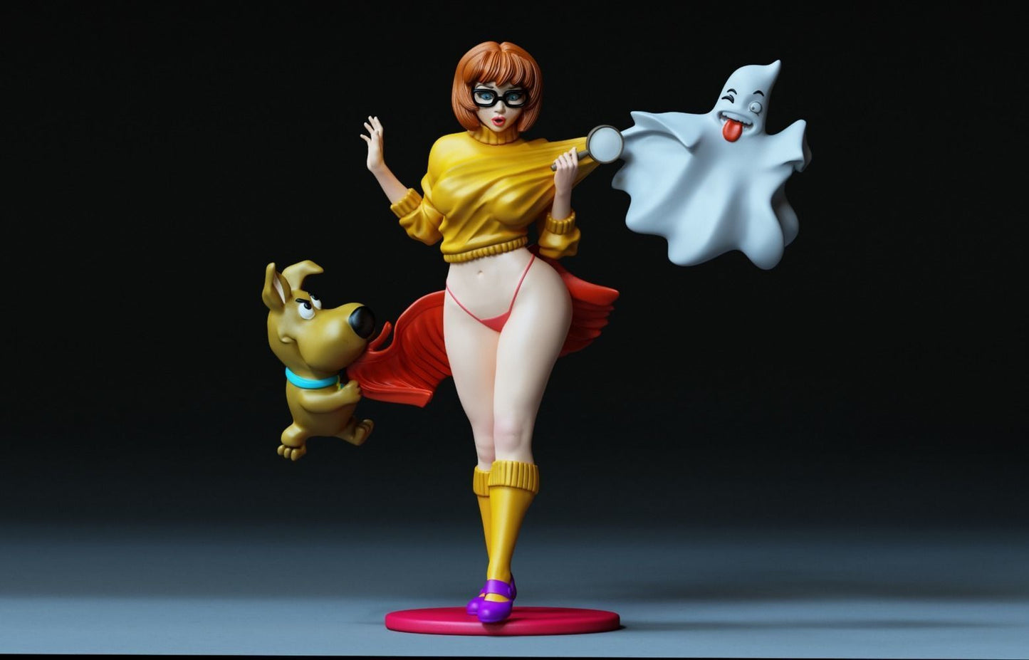 Sexy Velma - Scooby Doo - STL 3D Print Files