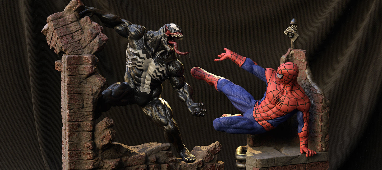 1461 Spiderman 1994 VS Venom - Marvel Comics - STL 3D Print Files