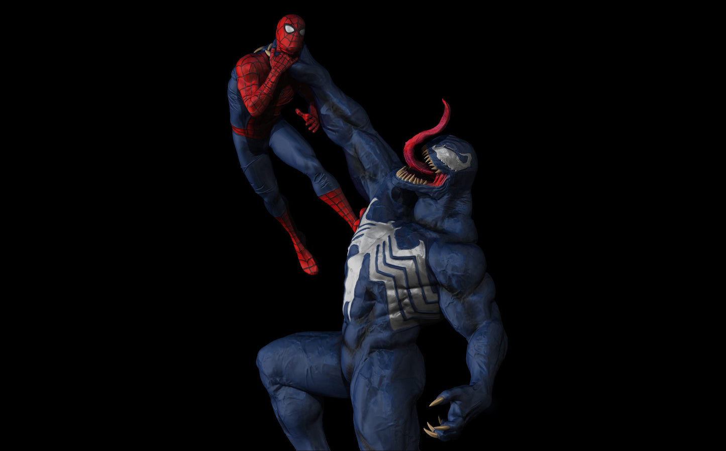 Venom vs Spider-Man - STL 3D Print Files