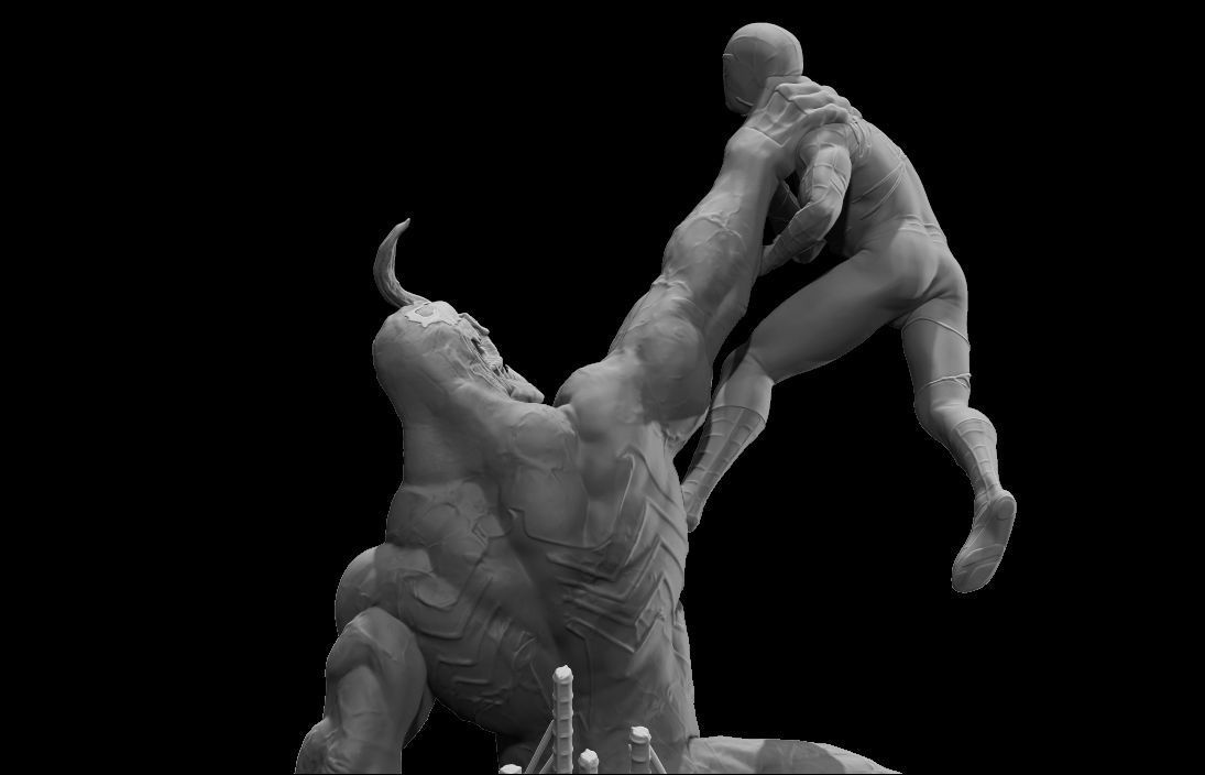 Venom vs Spider-Man - STL 3D Print Files