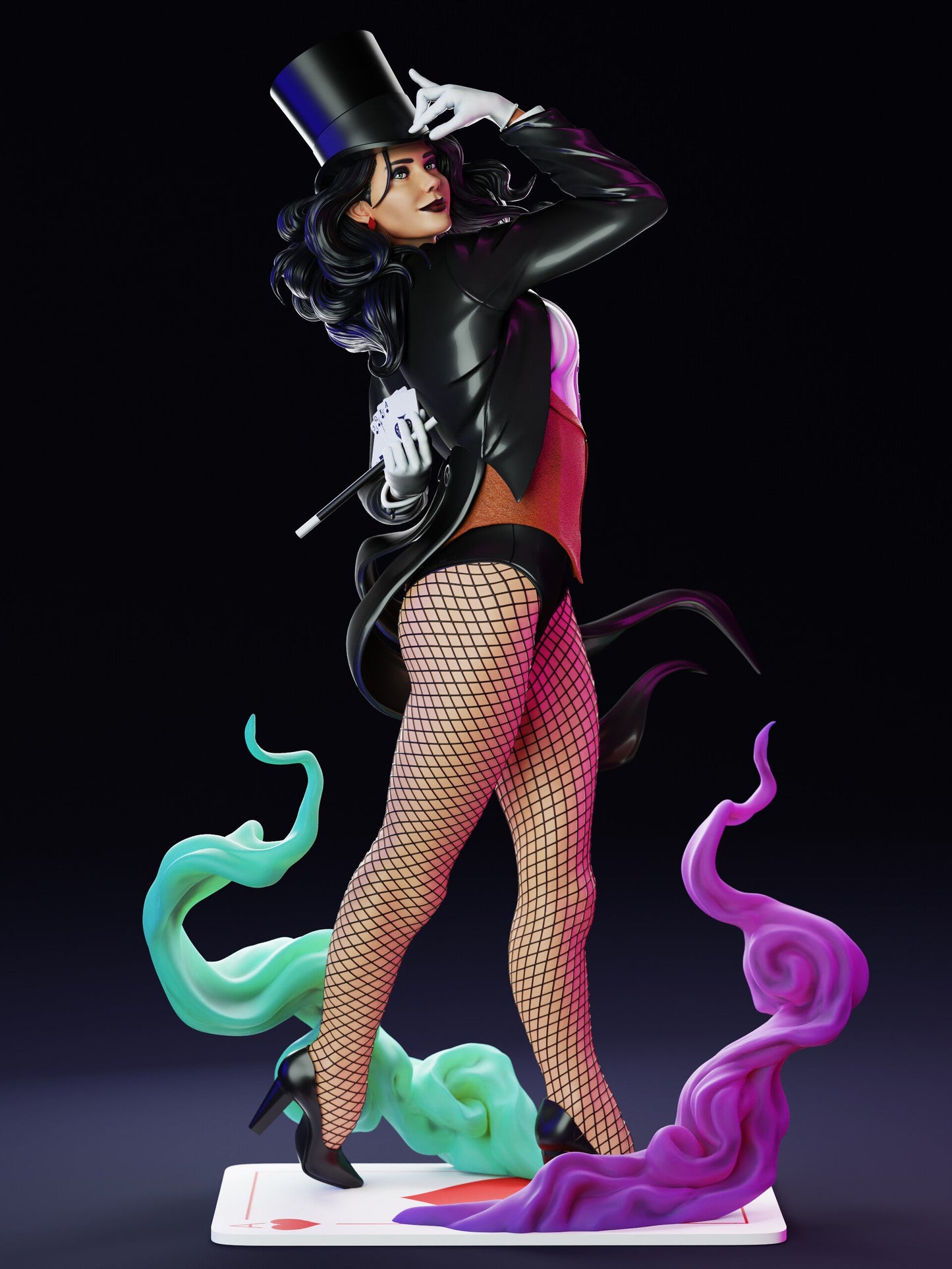 1395 Zatanna Zatara - DC Comics - STL 3D Print Files