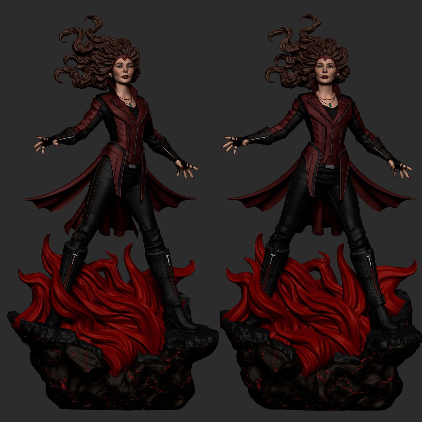 1442 Scarlet Witch - Wanda - STL 3D Print Files