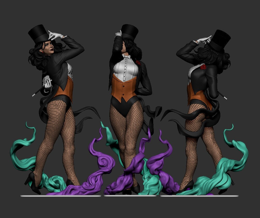 1395 Zatanna Zatara - DC Comics - STL 3D Print Files