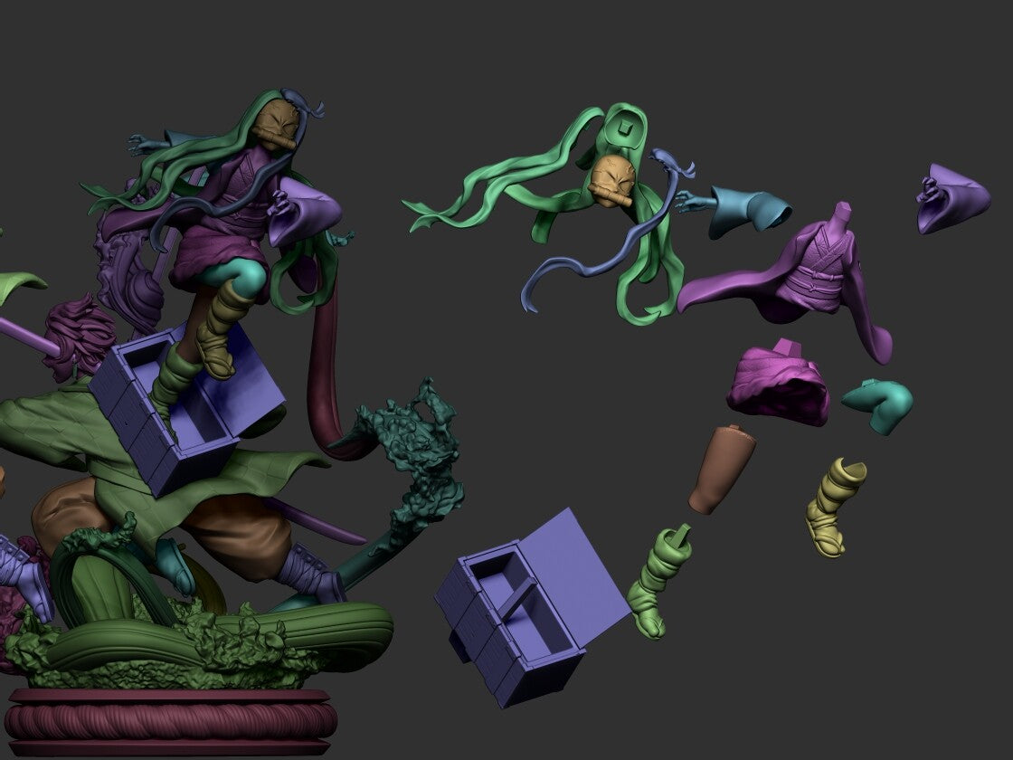 Tanjiro and Nezuko - Demon Slayer - STL 3D Print Files