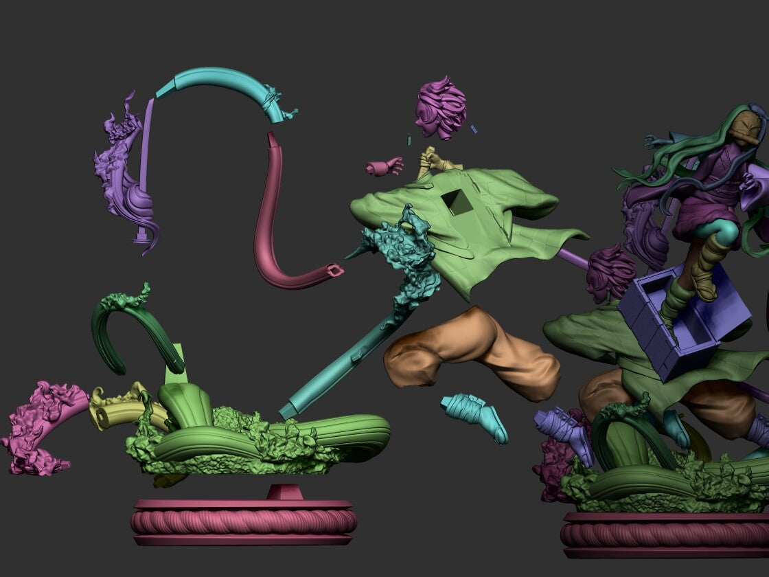 Tanjiro and Nezuko - Demon Slayer - STL 3D Print Files