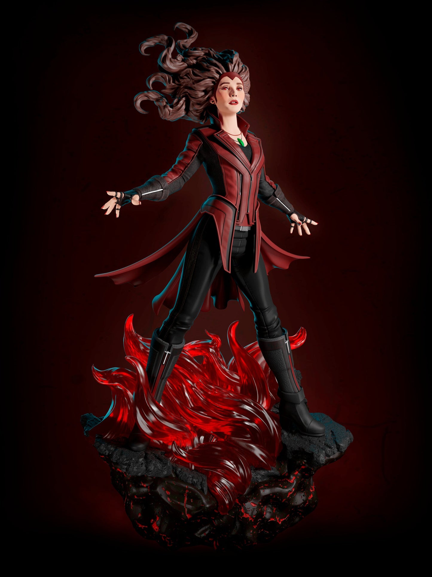 1442 Scarlet Witch - Wanda - STL 3D Print Files