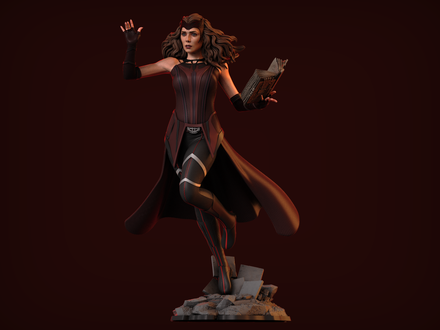 1399 WANDA - SCARLET WITCH - STL 3D Print Files