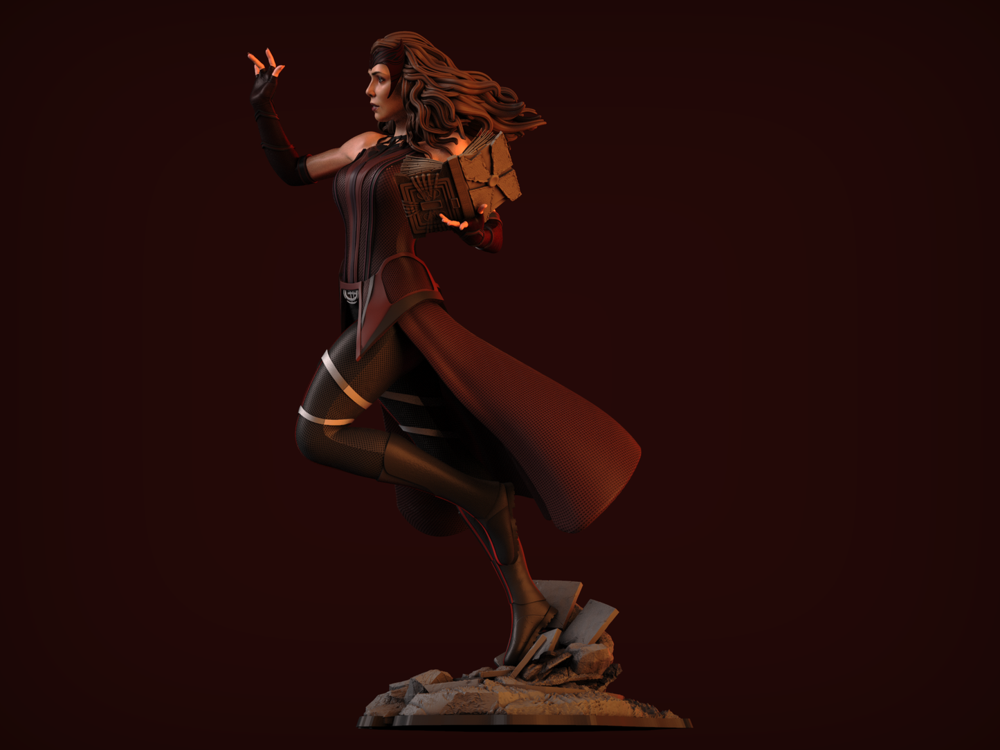 1399 WANDA - SCARLET WITCH - STL 3D Print Files