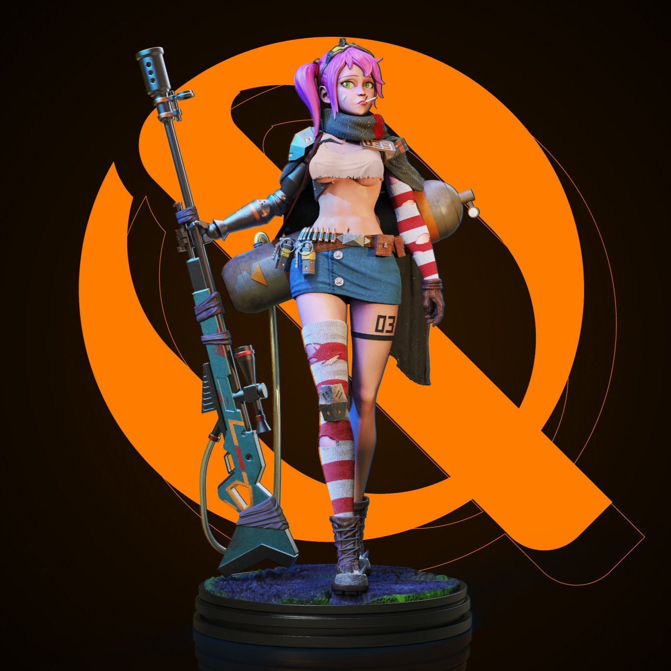 War Girl NSFW - STL 3D Print Files