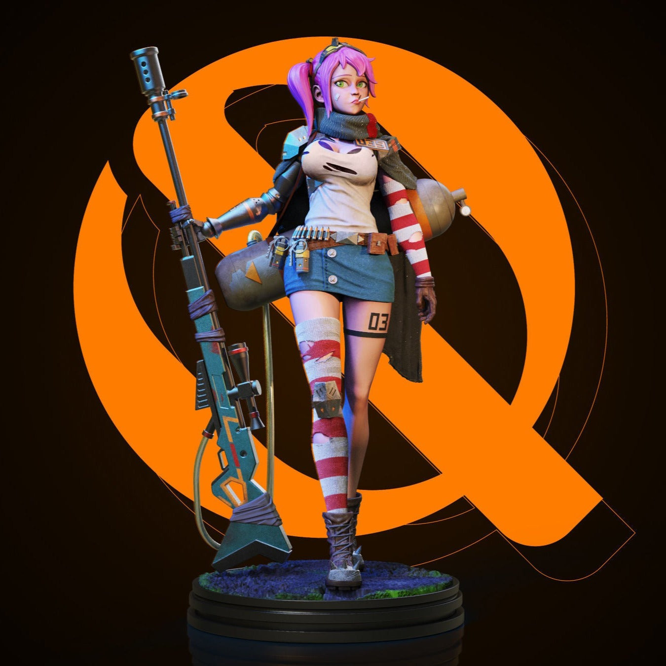 War Girl NSFW - STL 3D Print Files