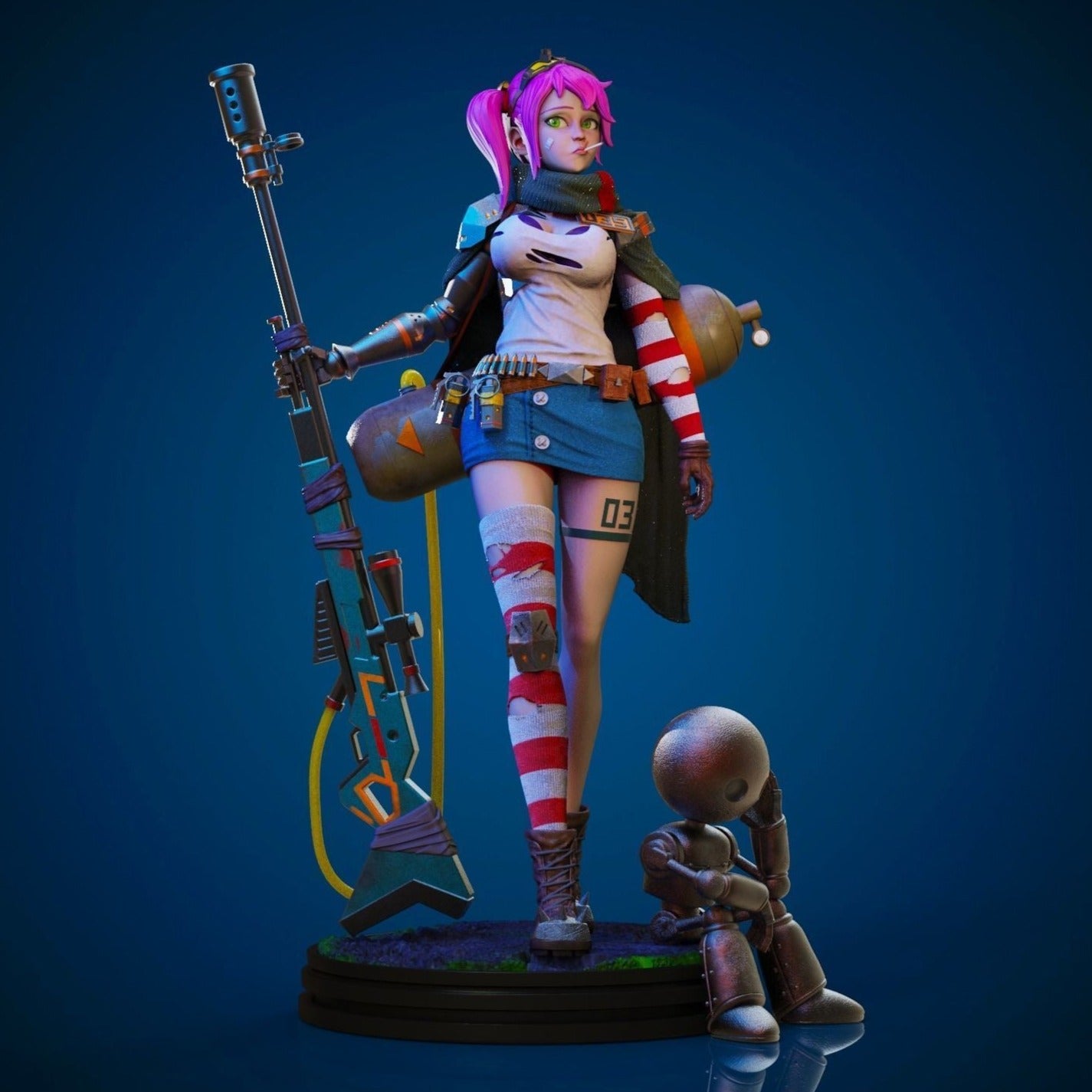 War Girl NSFW - STL 3D Print Files