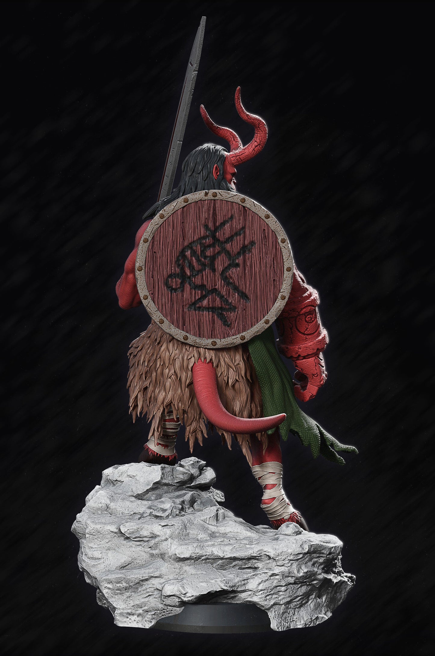 1601 Hellboy Nordic - STL 3D Print Files