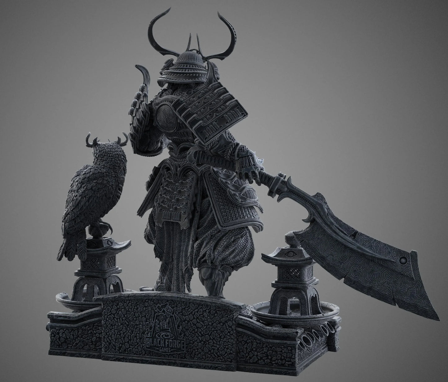 Hachiman - Japanese God Of War - STL 3D Print Files