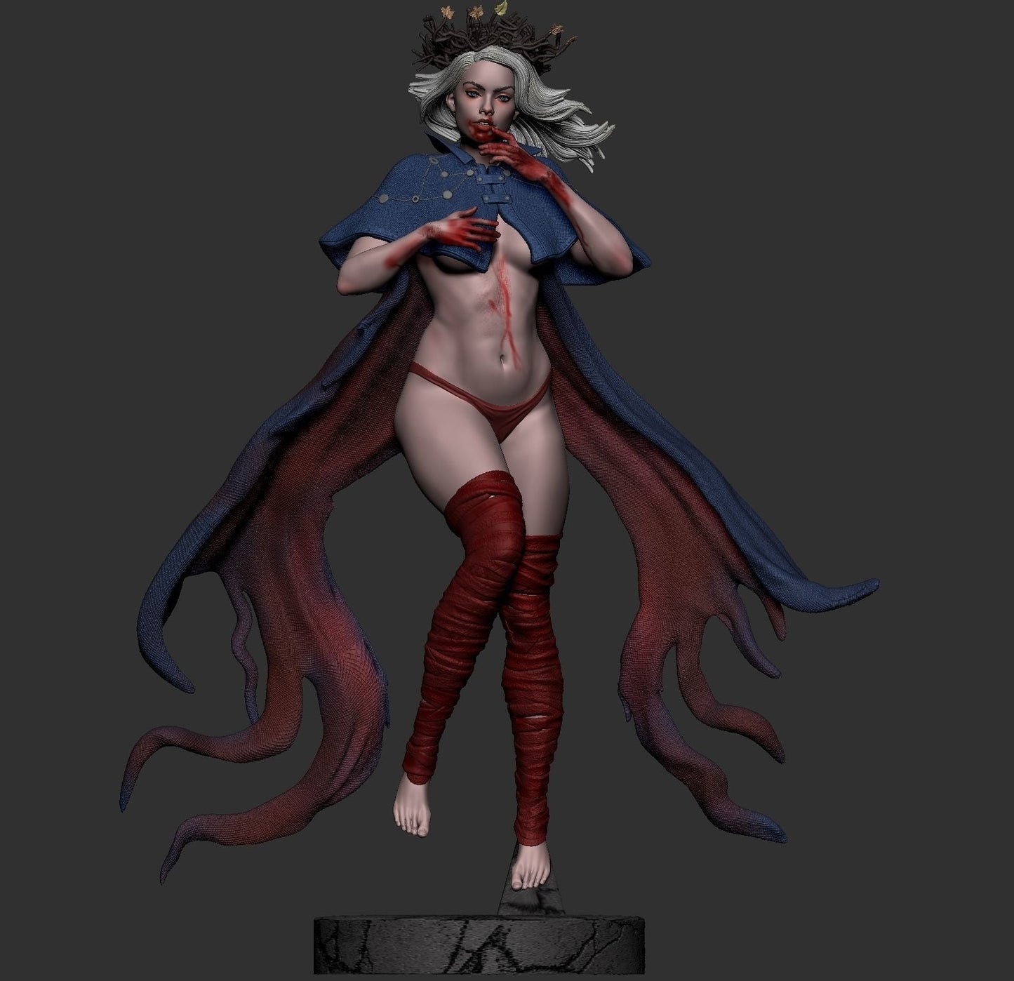 Zombie Queen - STL 3D Print Files